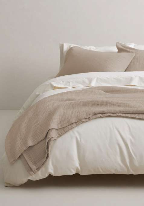 Dune Organic Cotton Gauze Blanket