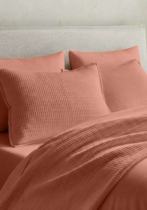 Sedona Organic Ribbed Cotton Shams