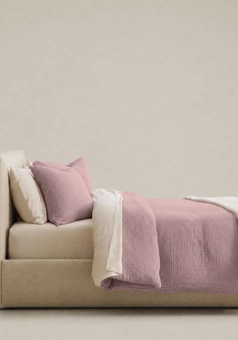 Fig Organic Cotton Gauze Duvet Cover