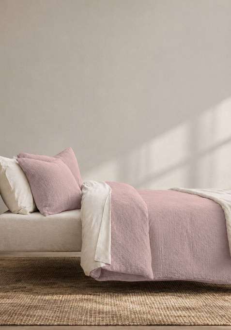 Fig Organic Cotton Gauze Duvet Cover Set