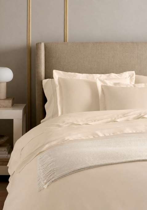 Linen Signature Giza Cotton Sateen Duvet Cover
