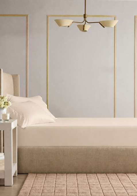 Linen Signature Giza Cotton Sateen Fitted Sheet Set