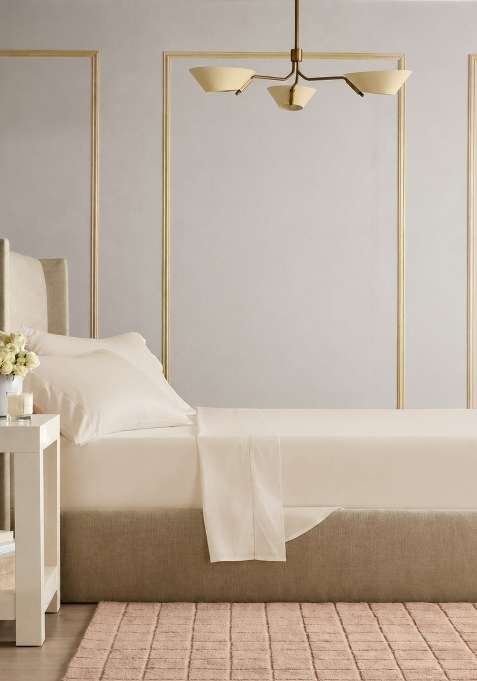 Ivory Signature Giza Cotton Sateen Sheet Set