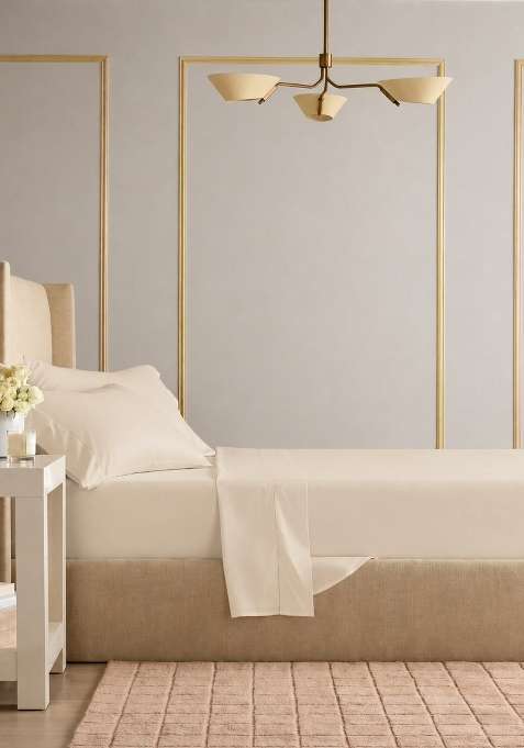 Linen Signature Giza Cotton Sateen Sheet Set