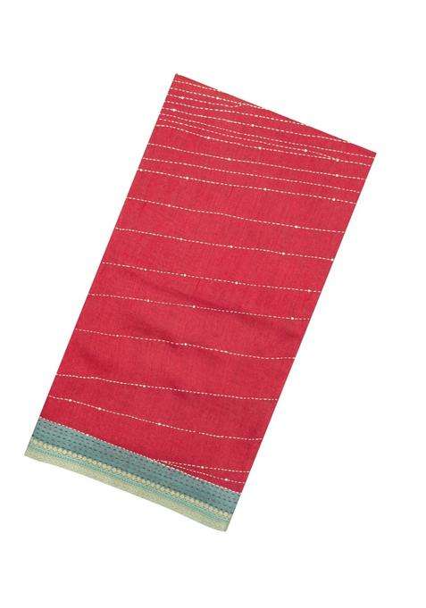 Multi Colour Printed Tussar Silk Saree With Abstract Motifs For Women