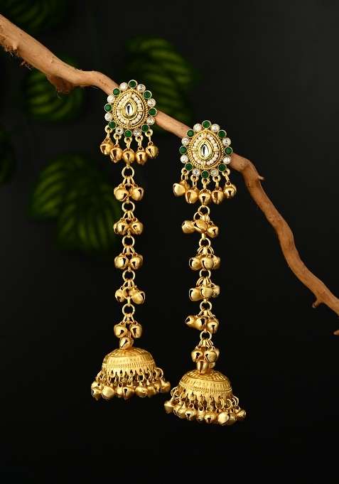 Green  Zinc Alloy Earring