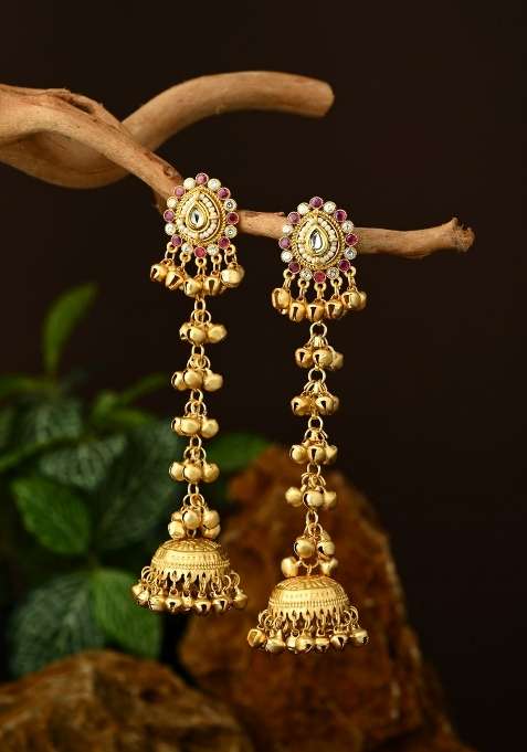 Red  Zinc Alloy Earring