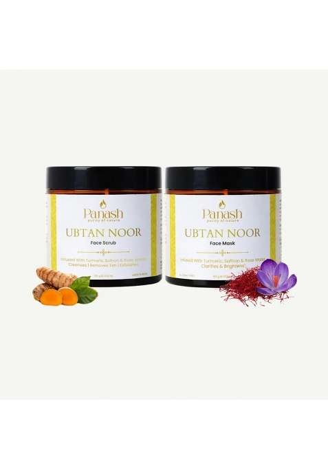 Panash Wellness Ubtan Face Mask and Scrub Combo 100G Each