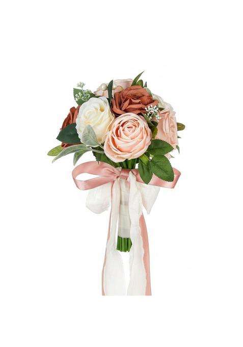 Zoomella Romantic Waterfall Teardrop Floral Arrangement Elegant Design Blossom Bridal Floral Arrangement