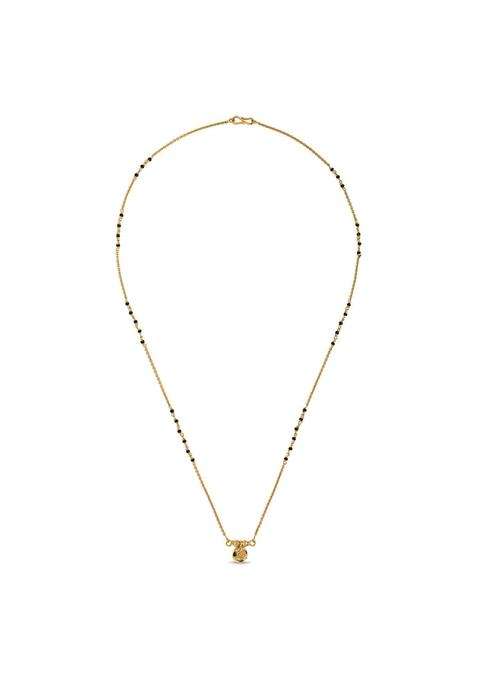 PNG Jewellers Prerna Watimani Diamond 22KT Yellow Gold Mangalsutra Necklace for Women