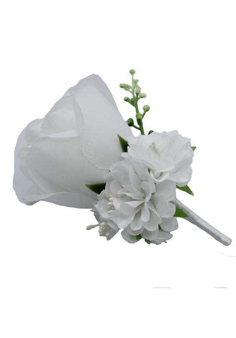 Weddingbobdiy Boutonniere Buttonholes Groom Groomsman Best Man Rose Wedding Flowers Accessories Prom Suit