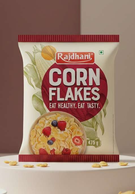 Rajdhani Corn Flakes, 475G