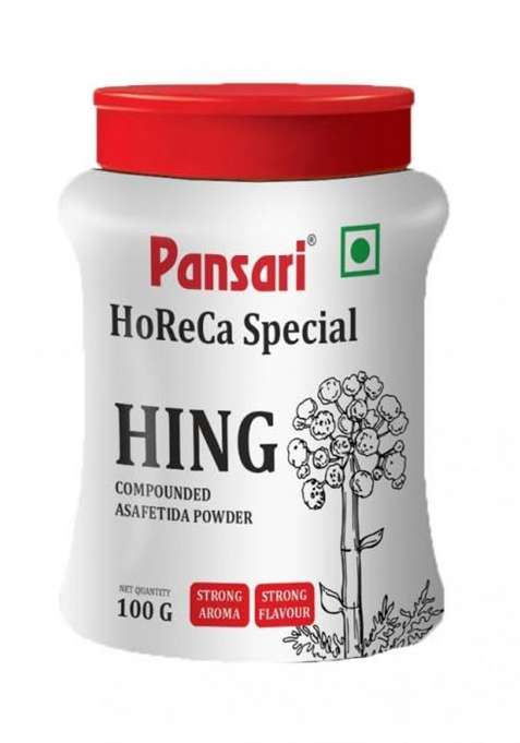 Pansari Hing Powder 100G | Compounded Asafoetida Strong Aroma & Flavor 100% Pure Authentic For Indian Cooking, Curries, Dal Pickles Long Shelf Life