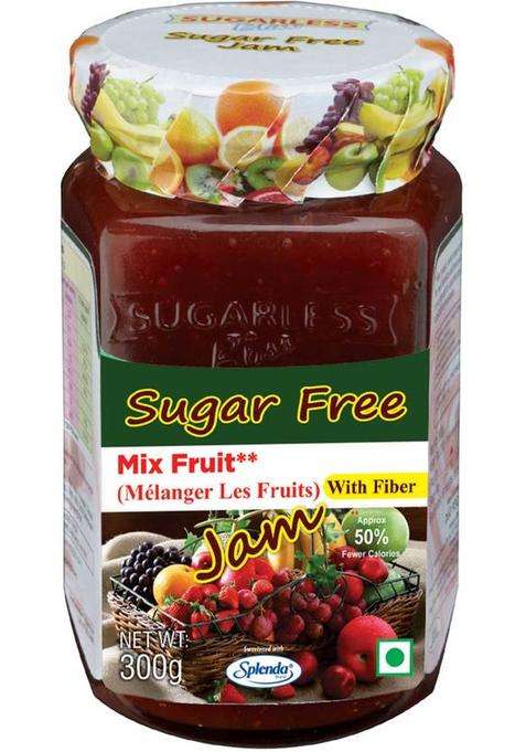 Sugarless Bliss Suarfree Mix Fruit Jam (300 G)