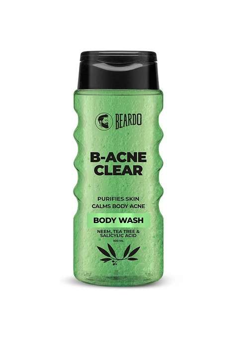 Beardo B Acne Clear Body Wash With Neem Tea Tree Salicylic Acid 500 Ml