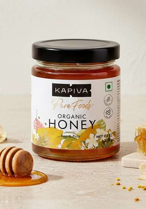 Kapiva Organic Honey 250G | 100% Natural & Strengthens Immunity Aids Digestion