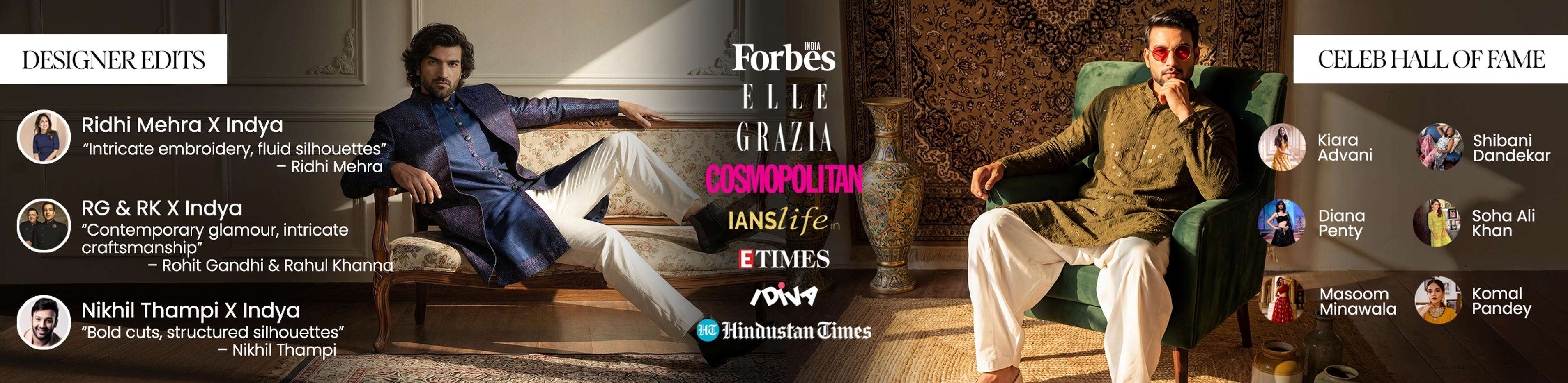 Purple Printed Silk Blend Kurta For Men