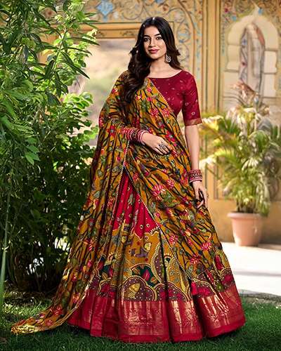 8-Printed-Lehengas