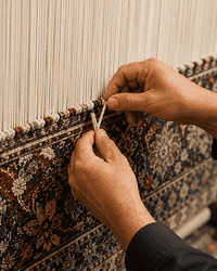 hand-knotted